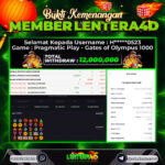 JACKPOT GATES OF OLYMPUS 1000 21 DESEMBER 2025